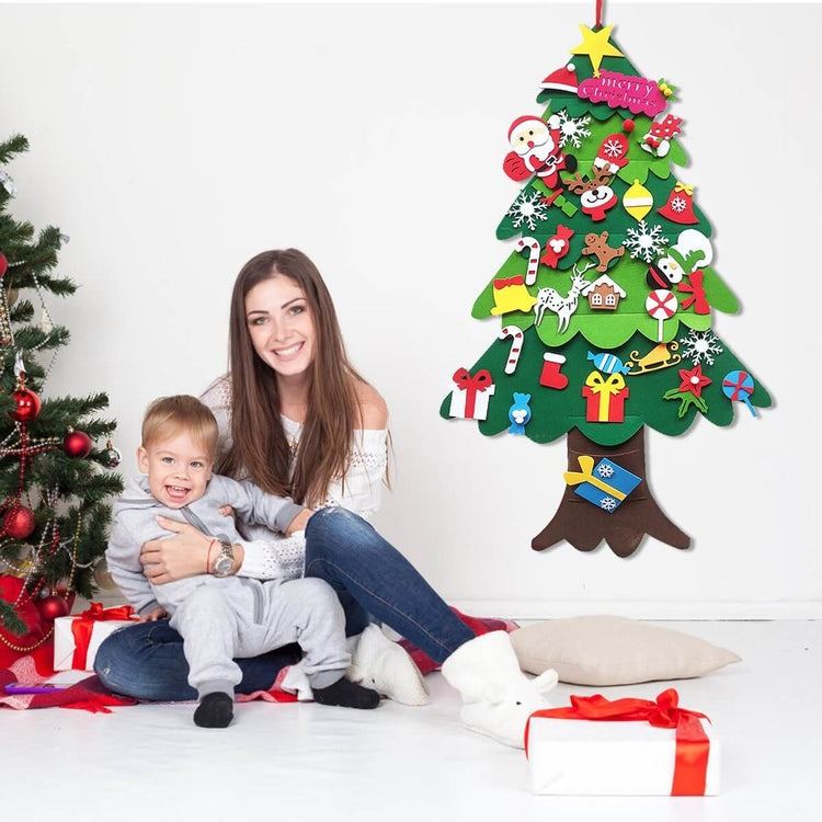 ARBOL DE NAVIDAD DE FIELTRO