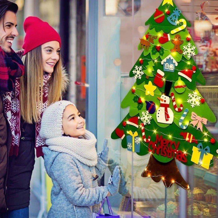 ARBOL DE NAVIDAD DE FIELTRO